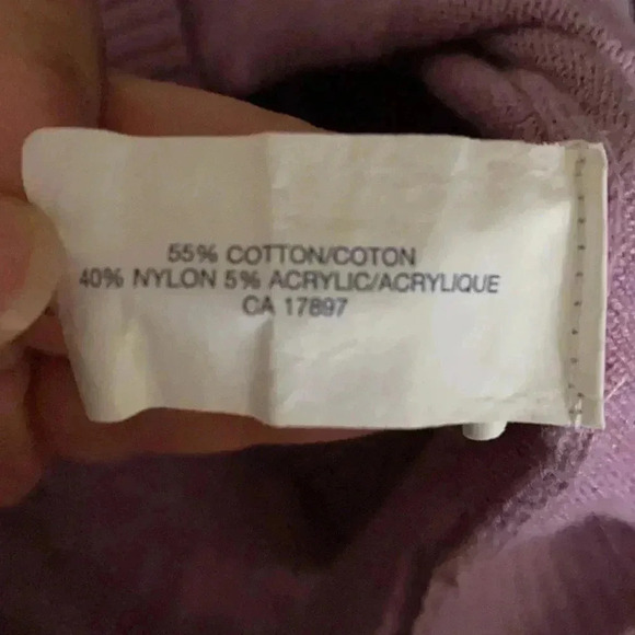 Gap cotton blend violet grandma cardigan sweater cottage core - Picture 6 of 6